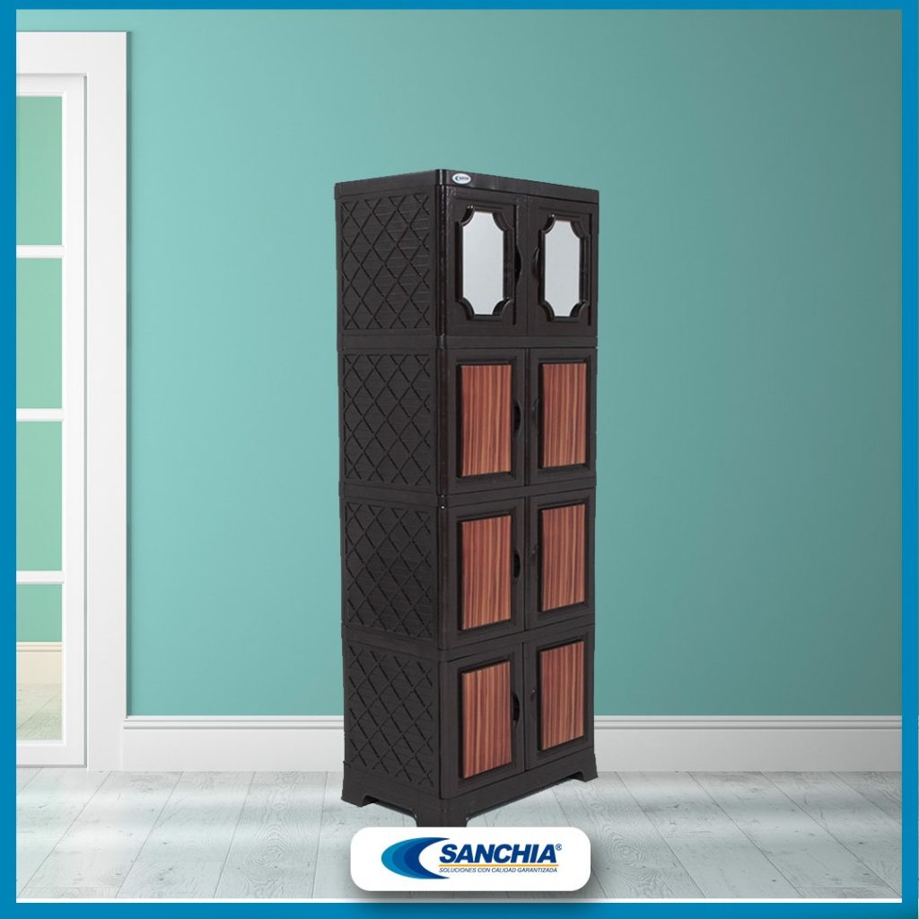 Opciones de armarios de plástico ligeros y fáciles de mover en Guatemala